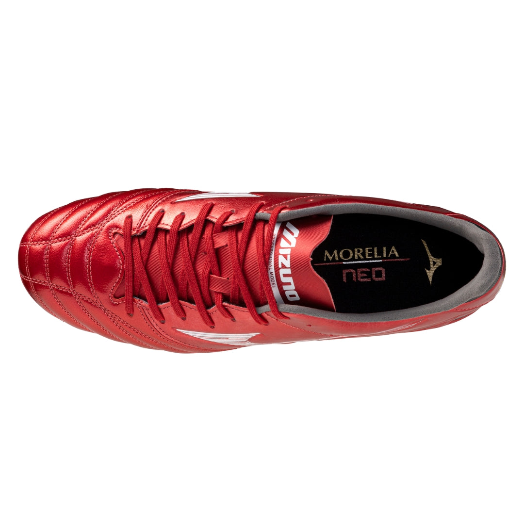 Mizuno Morelia Neo IV Pro FG - 40th Red/White/Black