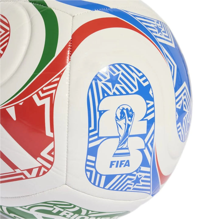 Adidas 2026 Fifa World Cup Club Football - White / Vivid Red / Glory Blue / Green