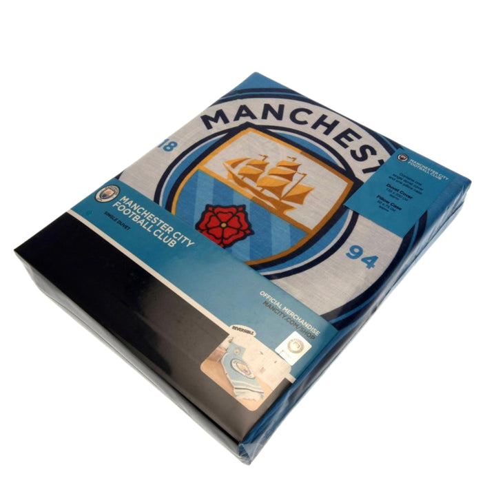 Manchester City FC Pulse Single Duvet Set