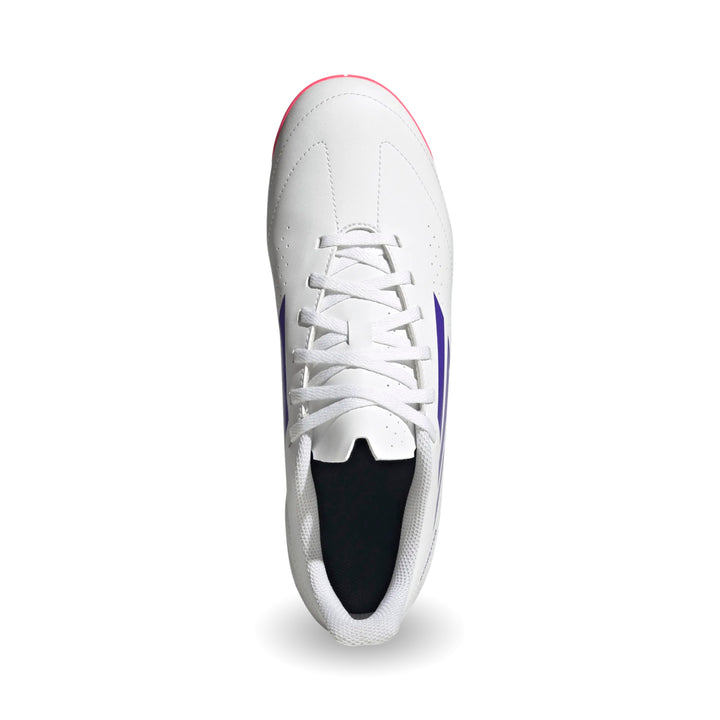 Adidas Deportivo III Indoor Shoes - White / Purple / Solar Turbo