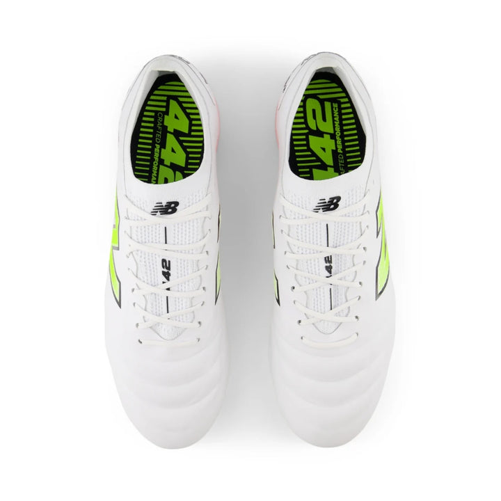 New Balance 442 Elite FG V2 Boots - White