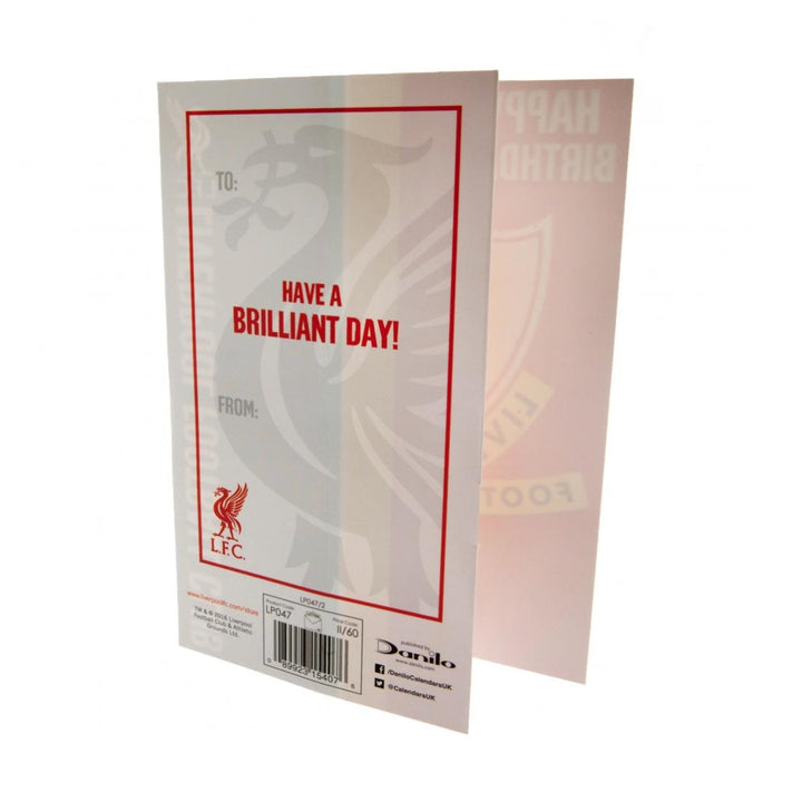 Liverpool FC Birthday Card