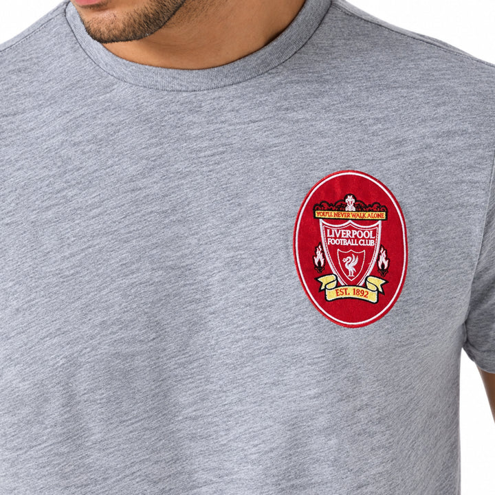 Liverpool FC 96/97 Crest Tee - Gray Marl