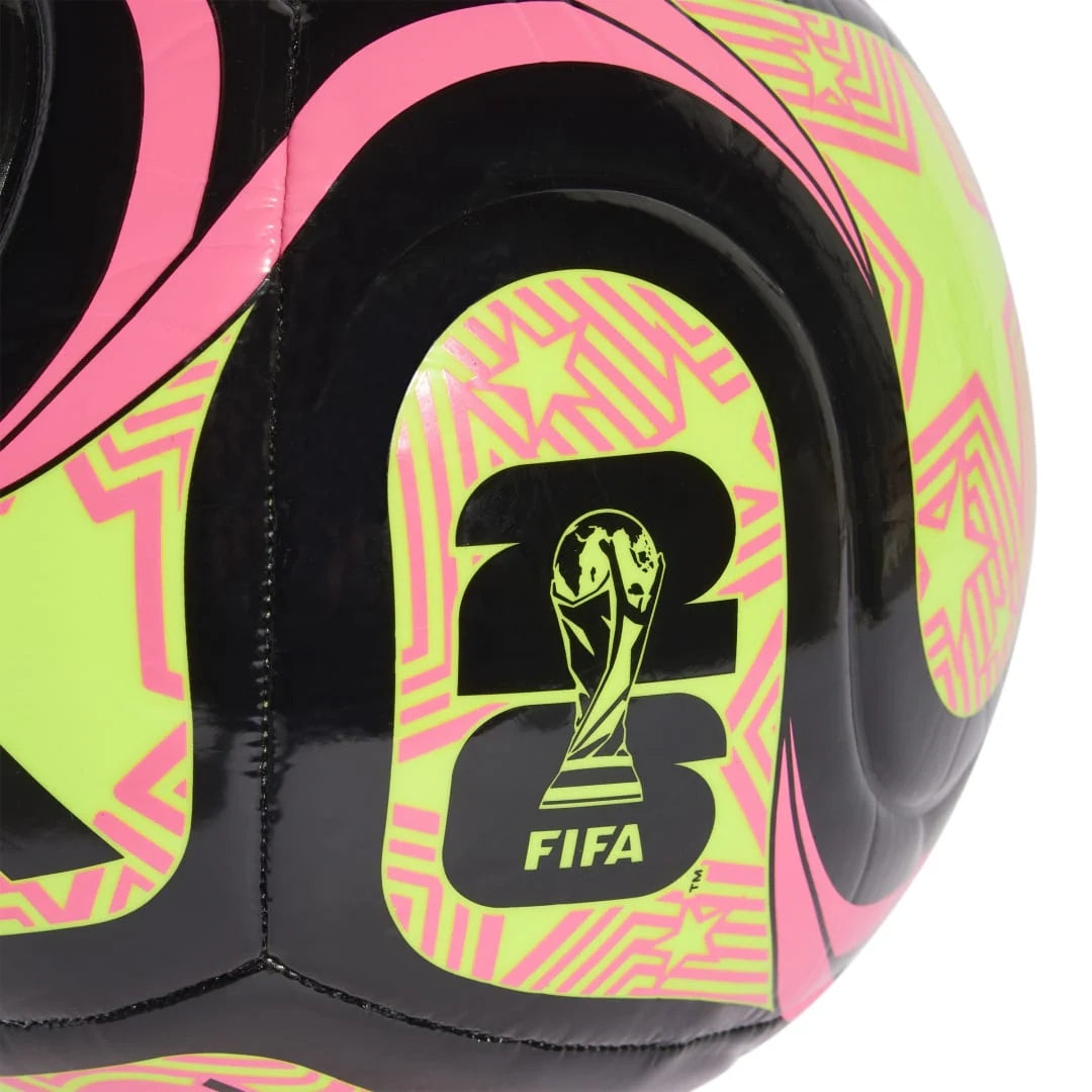 Adidas 2026 Fifa World Cup Club Football - Black / Lucid Lemon / Lucid Pink