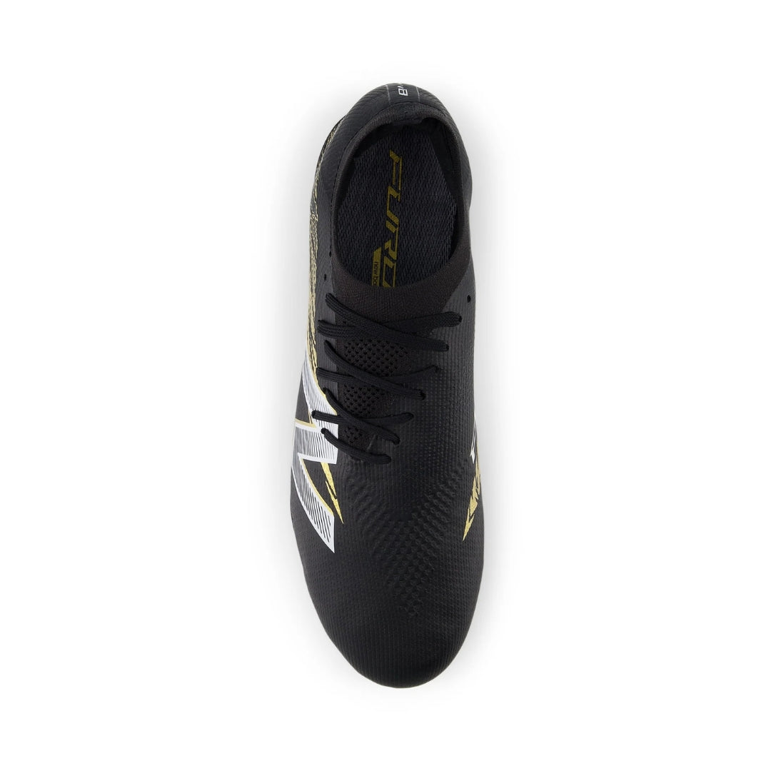 New Balance Furon V8 Elite FG -Black / Metallic Gold/ Silver