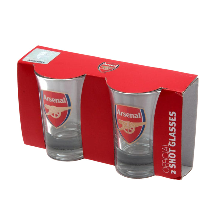 Arsenal FC Shot Glass 2 Pack
