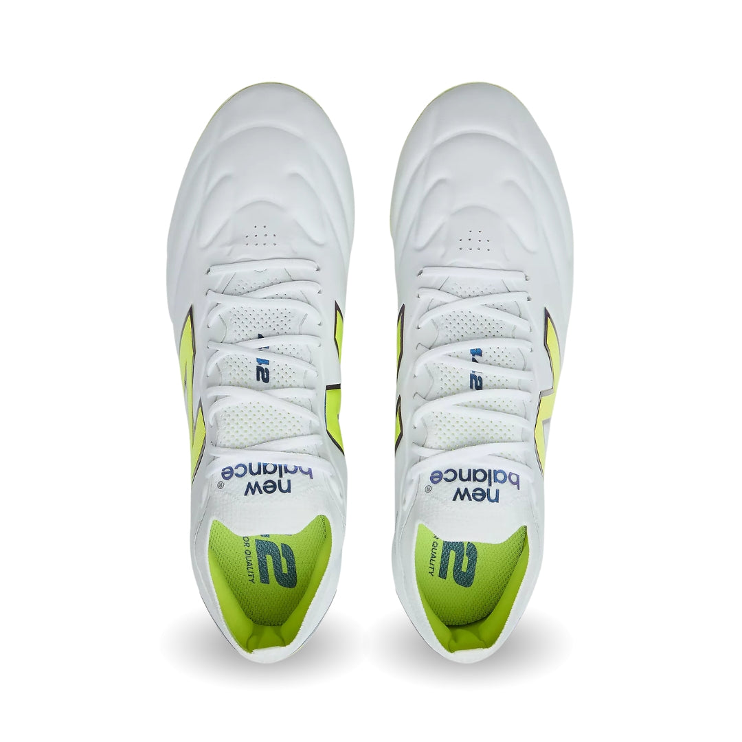 New Balance 442 Elite Knit V3 FG Boots – White / Green