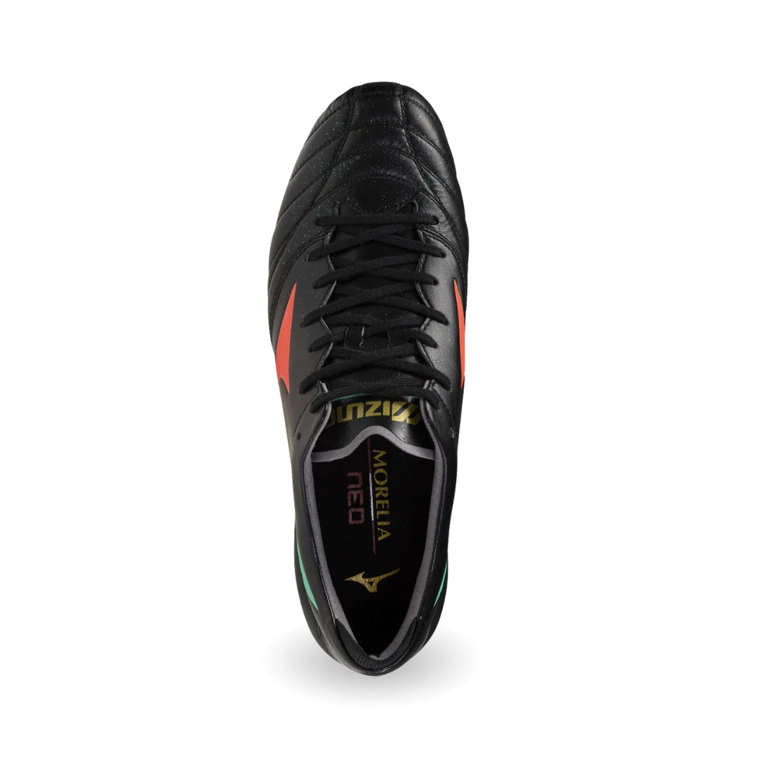 Mizuno Morelia Neo V Elite FG Boots - Bright Black Pack