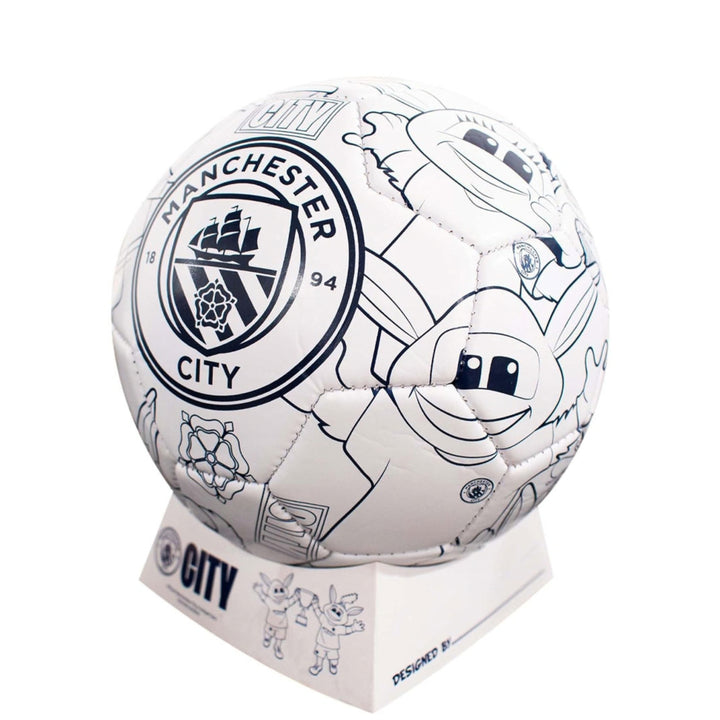 Manchester City FC ‘Colour In’ Mini Football Set
