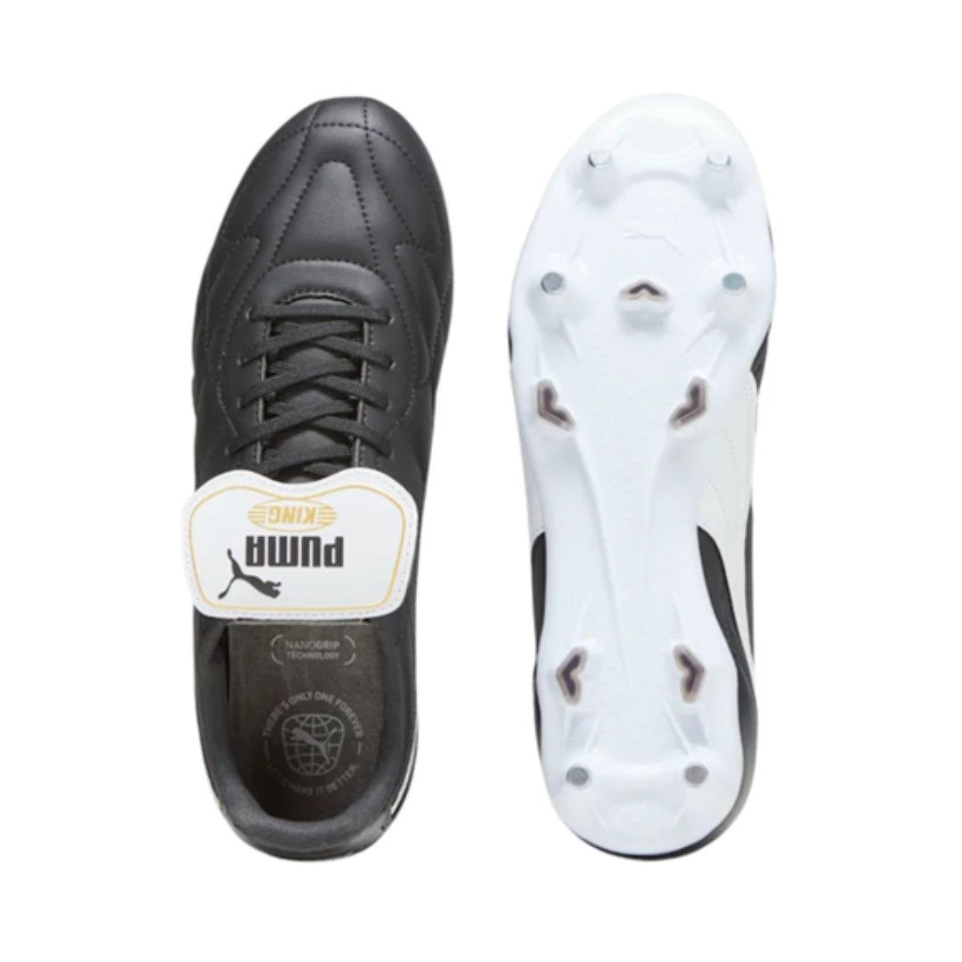 Puma King Top MxSG Boots - Puma Black / Puma White / Puma Gold