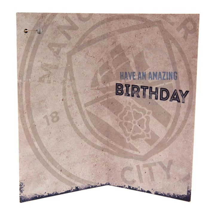 Manchester City FC Boy Birthday Card