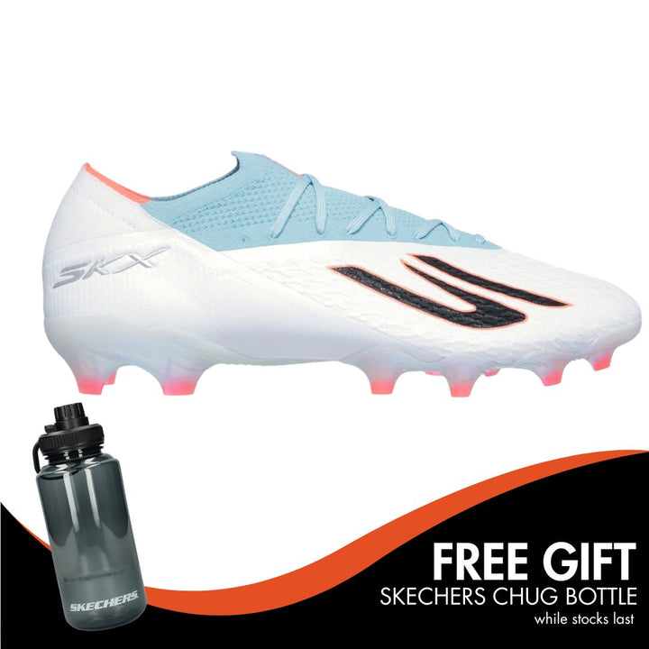 Skechers SKX 2 Elite Firm Ground - White/Turquoise/Pink