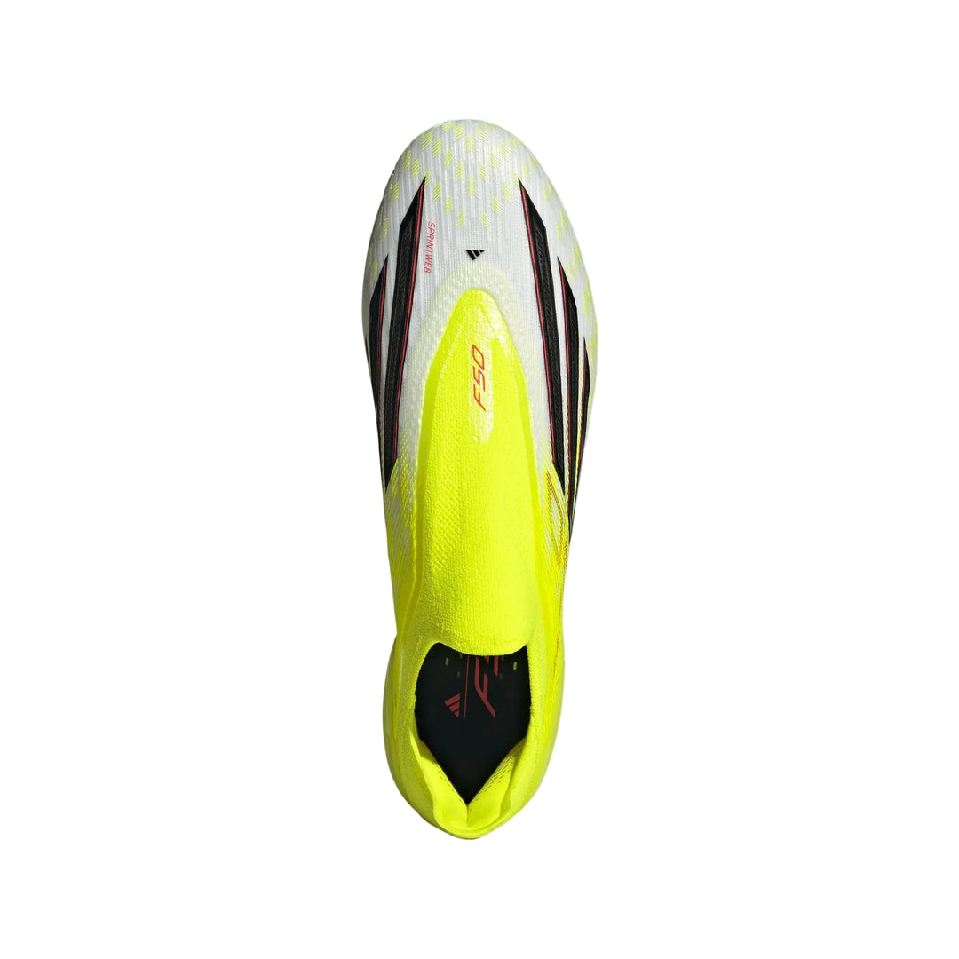 F50 Elite Laceless FG Boots - Yellow / Black / Red