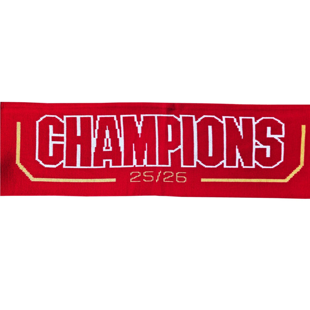 Arsenal FC Gold Premier League Champions Scarf