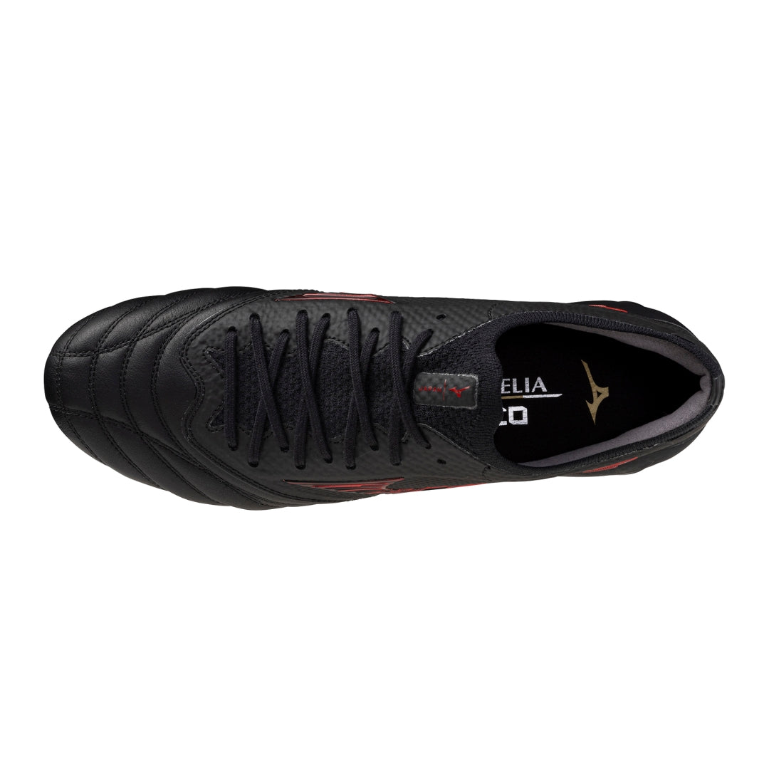 Mizuno Morelia Neo IV β Elite FG - Black/MORELIA 40th Red/Black