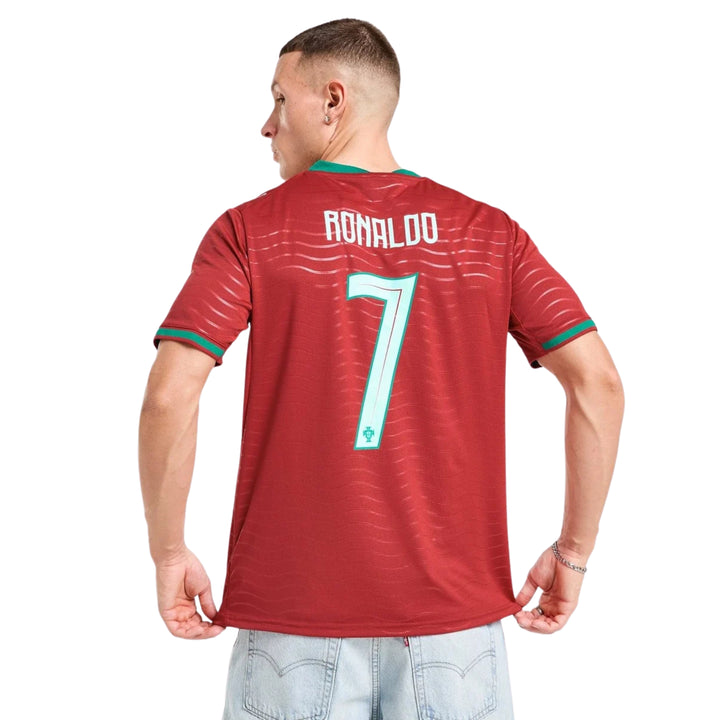 Ronaldo Portugal 2026 Home Jersey Replica  - Red / Green
