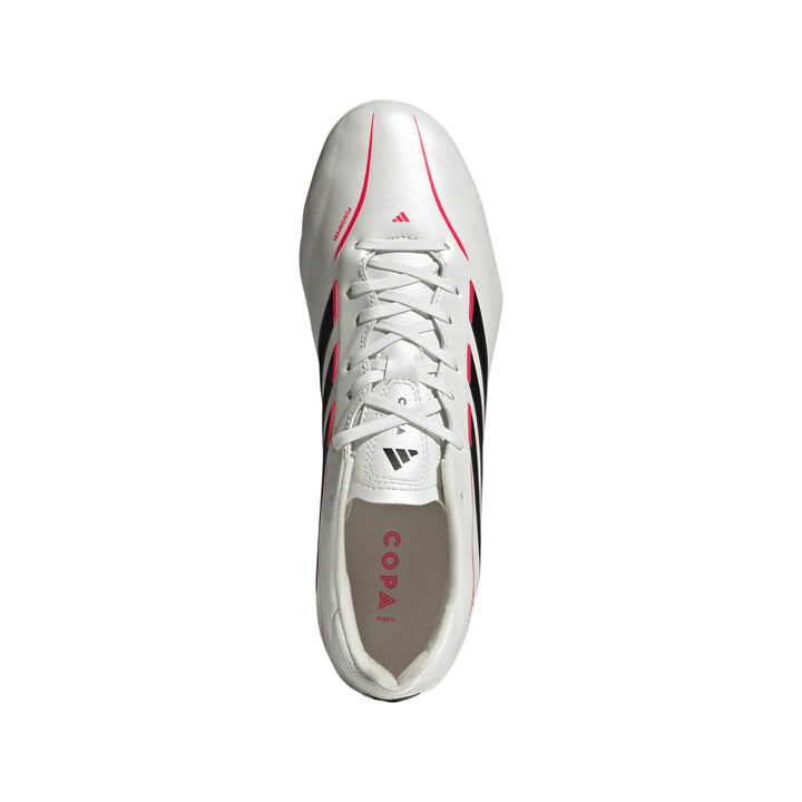 Copa Pure IV League FG Boots - White / Black / Red