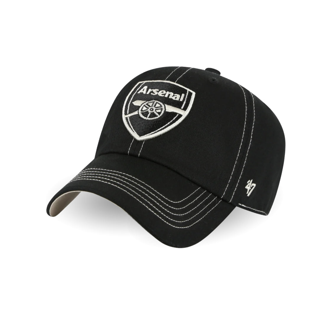 Black cap with Arsenal logo on a white background
