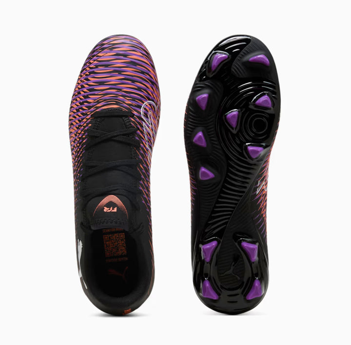 Puma Future 8 Play FG/AG - BLACK/WHITE/GLOWING-RED