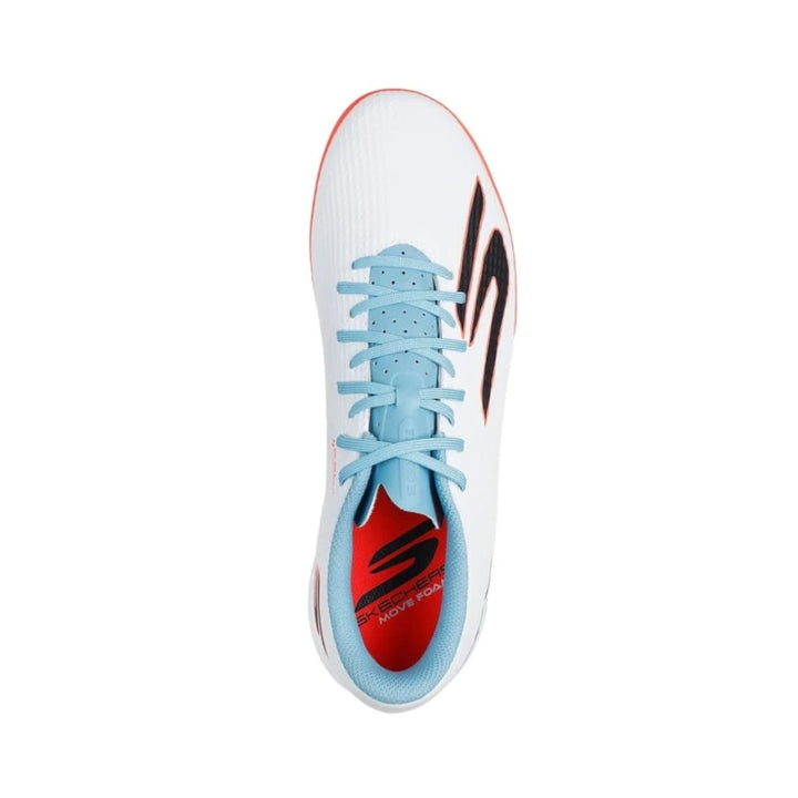 Skechers SKX 2 Academy Indoor Court - WHITE/TURQUOISE/PINK