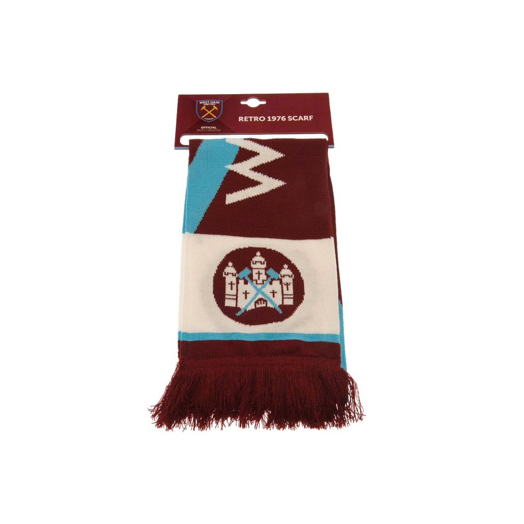 West Ham United FC Retro 1976 Scarf