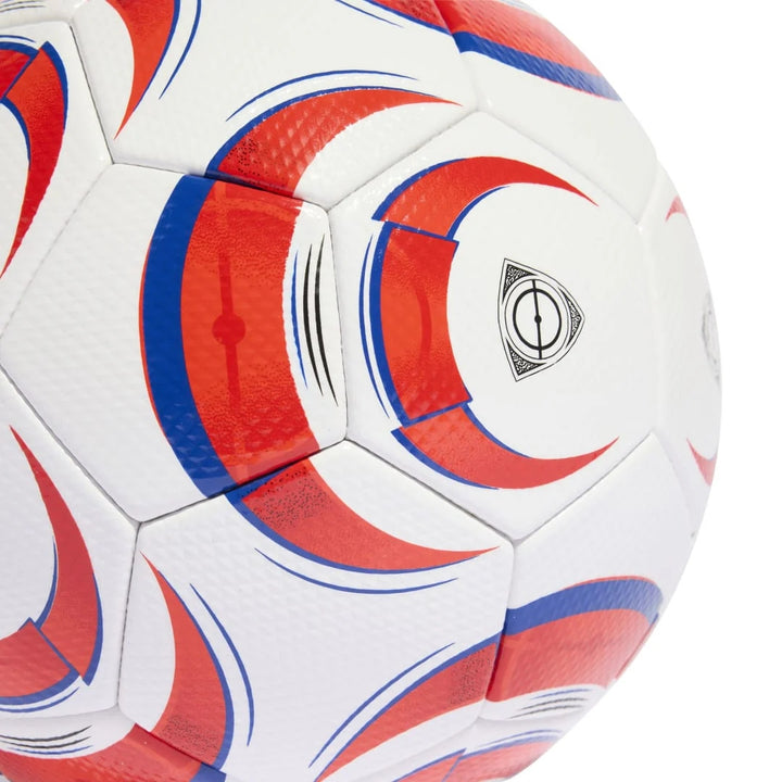 Tiro Competition Ball - White / Black / Lucid Red