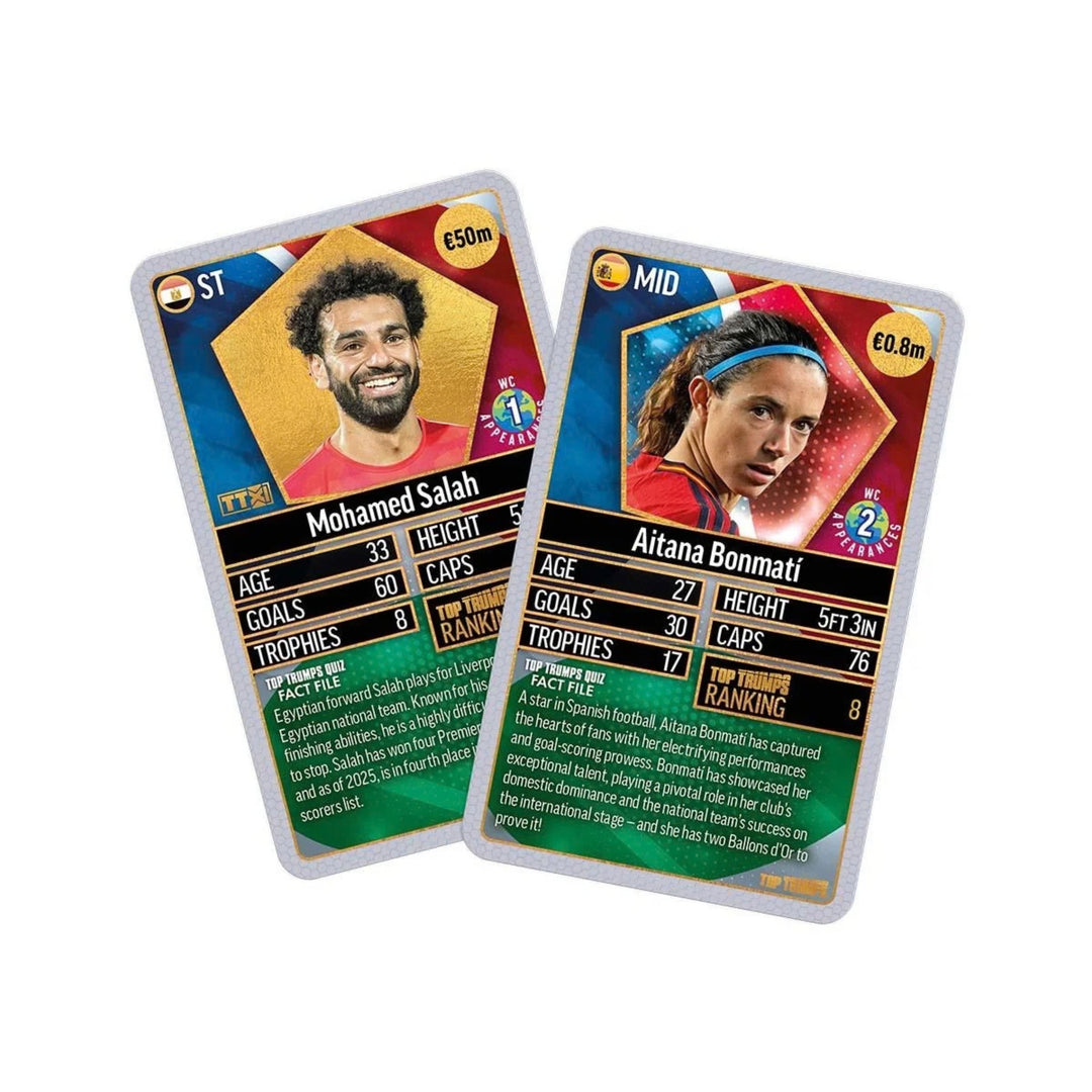 Top Trumps World Football Stars Top 200 Card Game – Chrome Silver