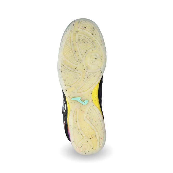 Joma Top Flex 26 Futsal Shoe - Black / Yellow / Purple