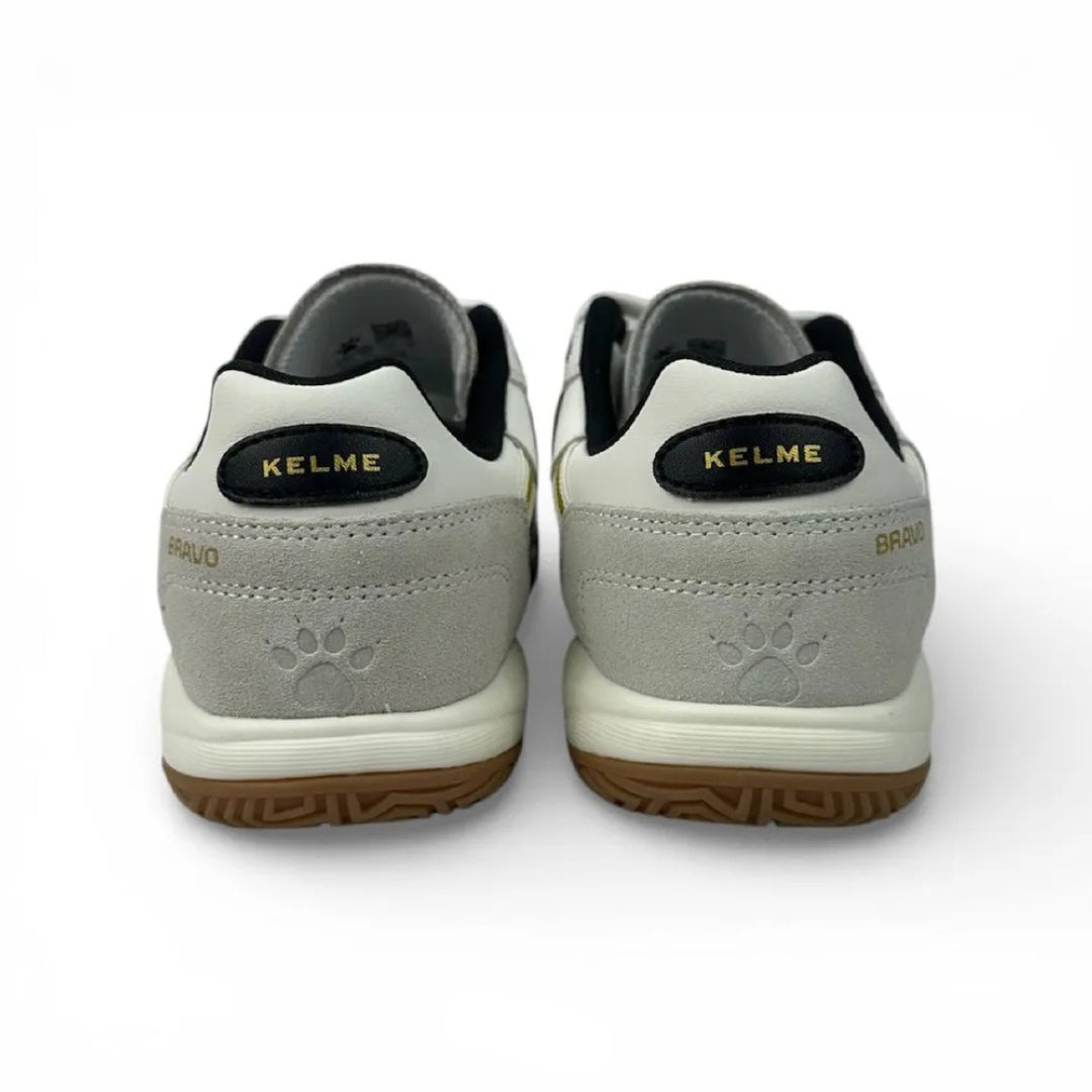 Kelme Bravo Kids Futsal Shoes - White
