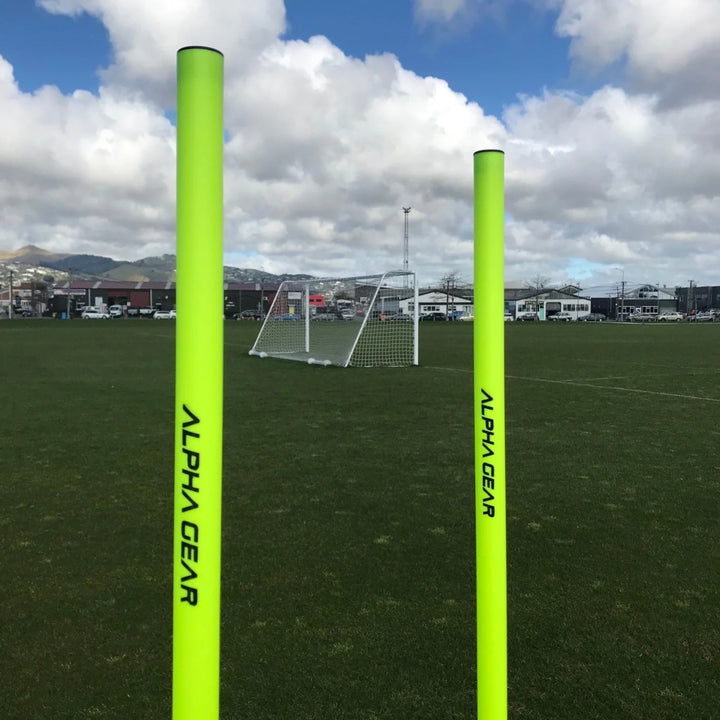 Alpha Agility Poles With Rubber Base - 4 Pack