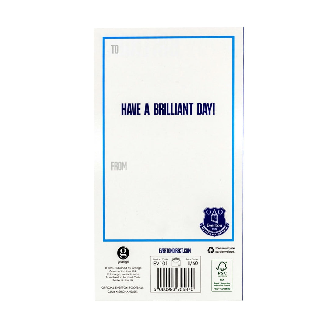 Everton FC Crest Birthday Card