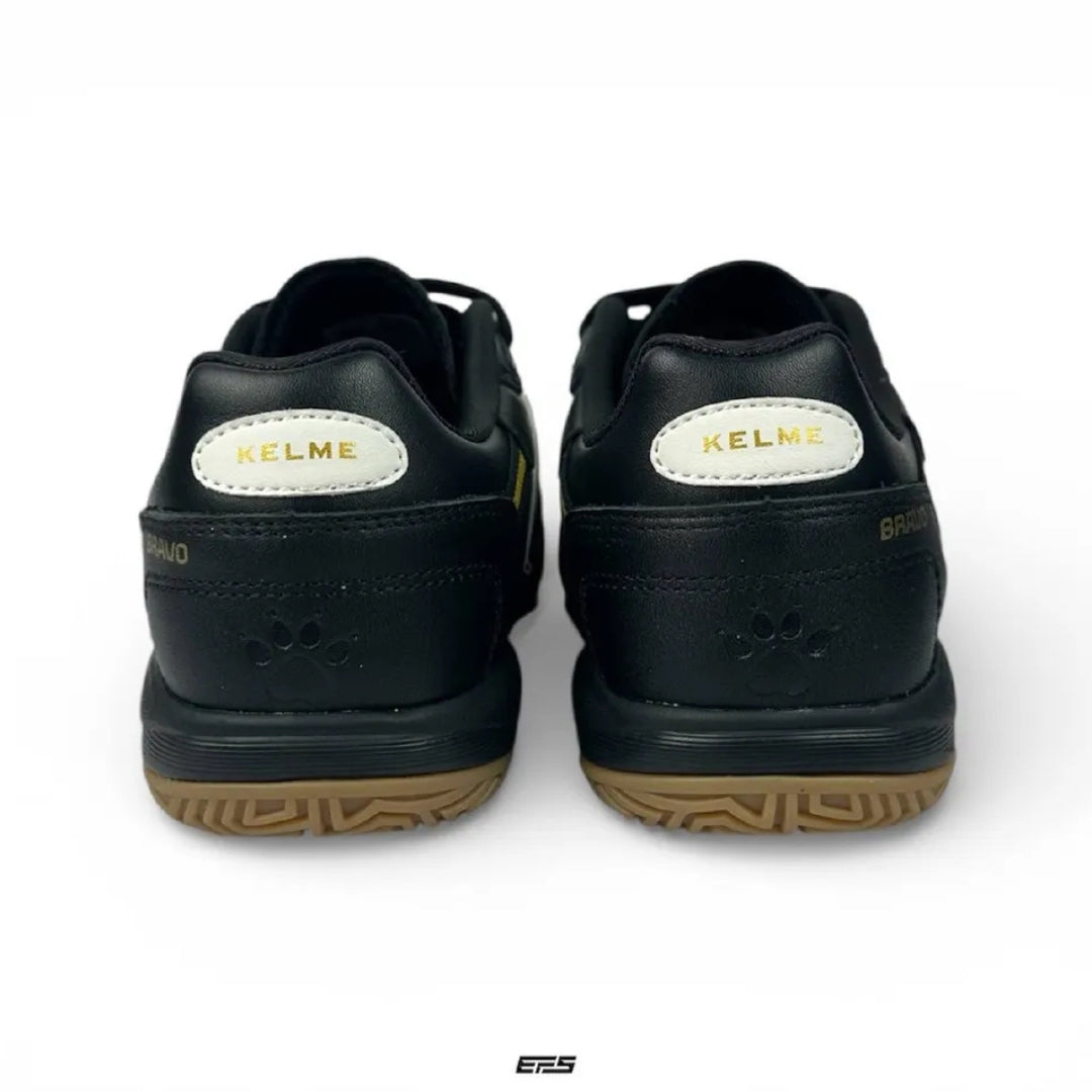 Kelme Bravo Kids Futsal Shoe - Black