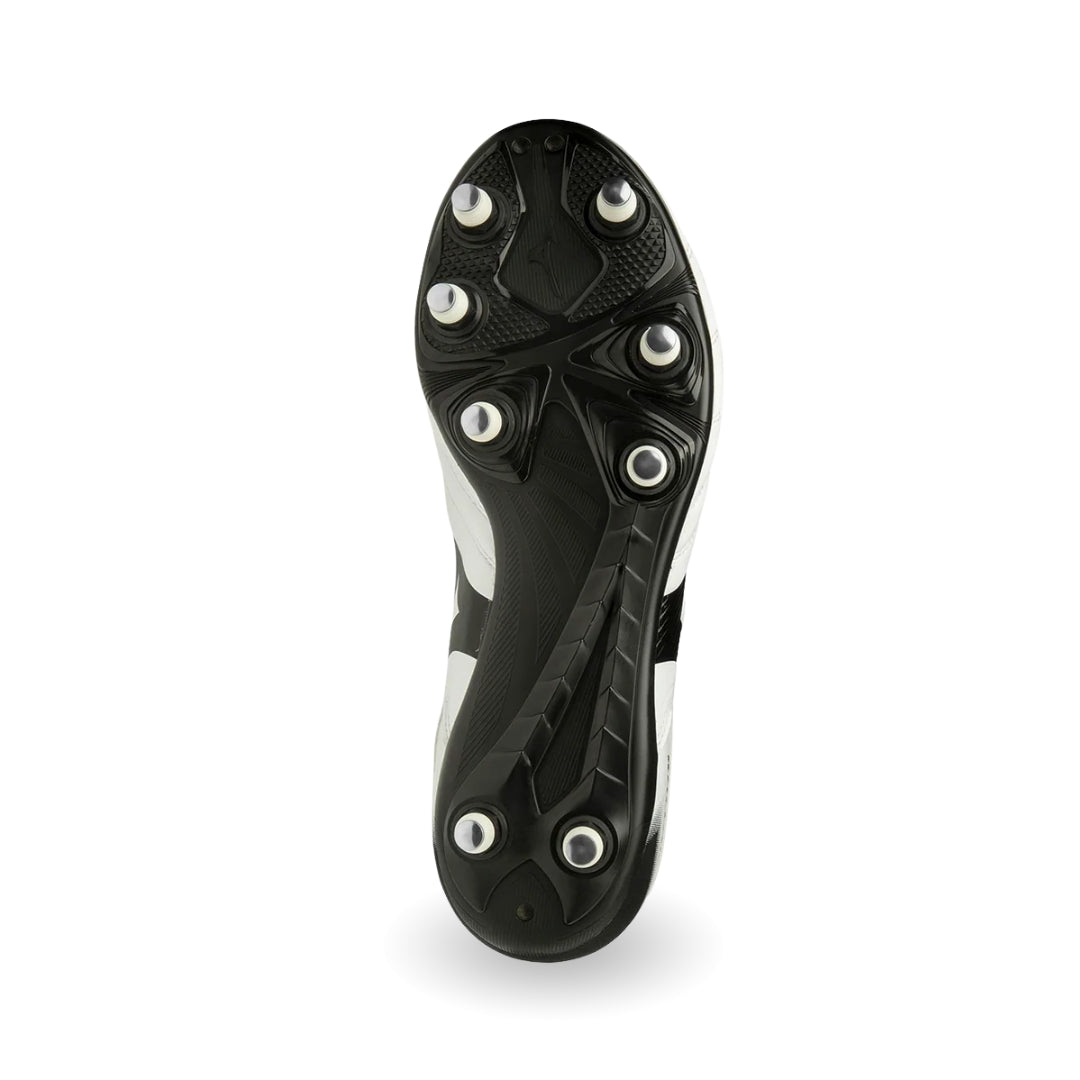 Mizuno Waitangi II Club 6x2 Super Wide SG Boots – White / Black
