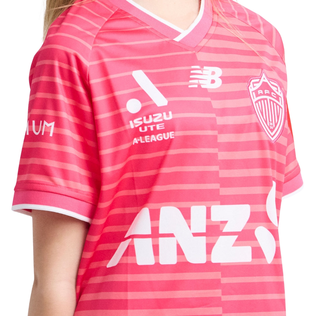 Auckland FC 25/26 GK Pink Jersey Replica - Youth