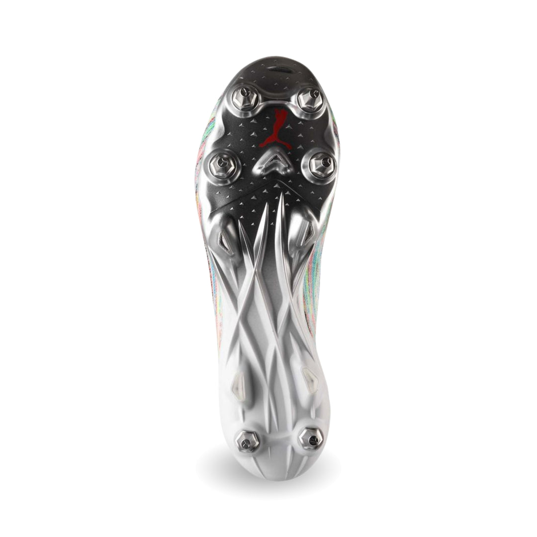 Puma Ultra 1.2 MxSG Boots - White / Red Blast / Silver