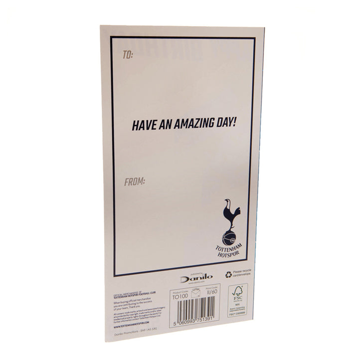 Tottenham Hotspur FC Crest Birthday Card