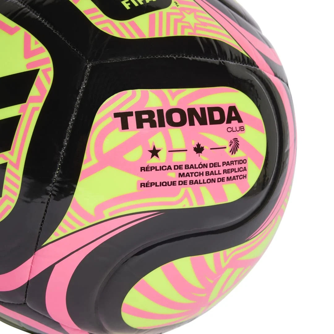 Adidas 2026 Fifa World Cup Club Football - Black / Lucid Lemon / Lucid Pink