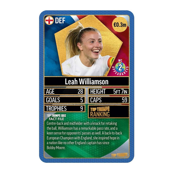 Top Trumps World Football Stars Top 200 Card Game – Chrome Blue