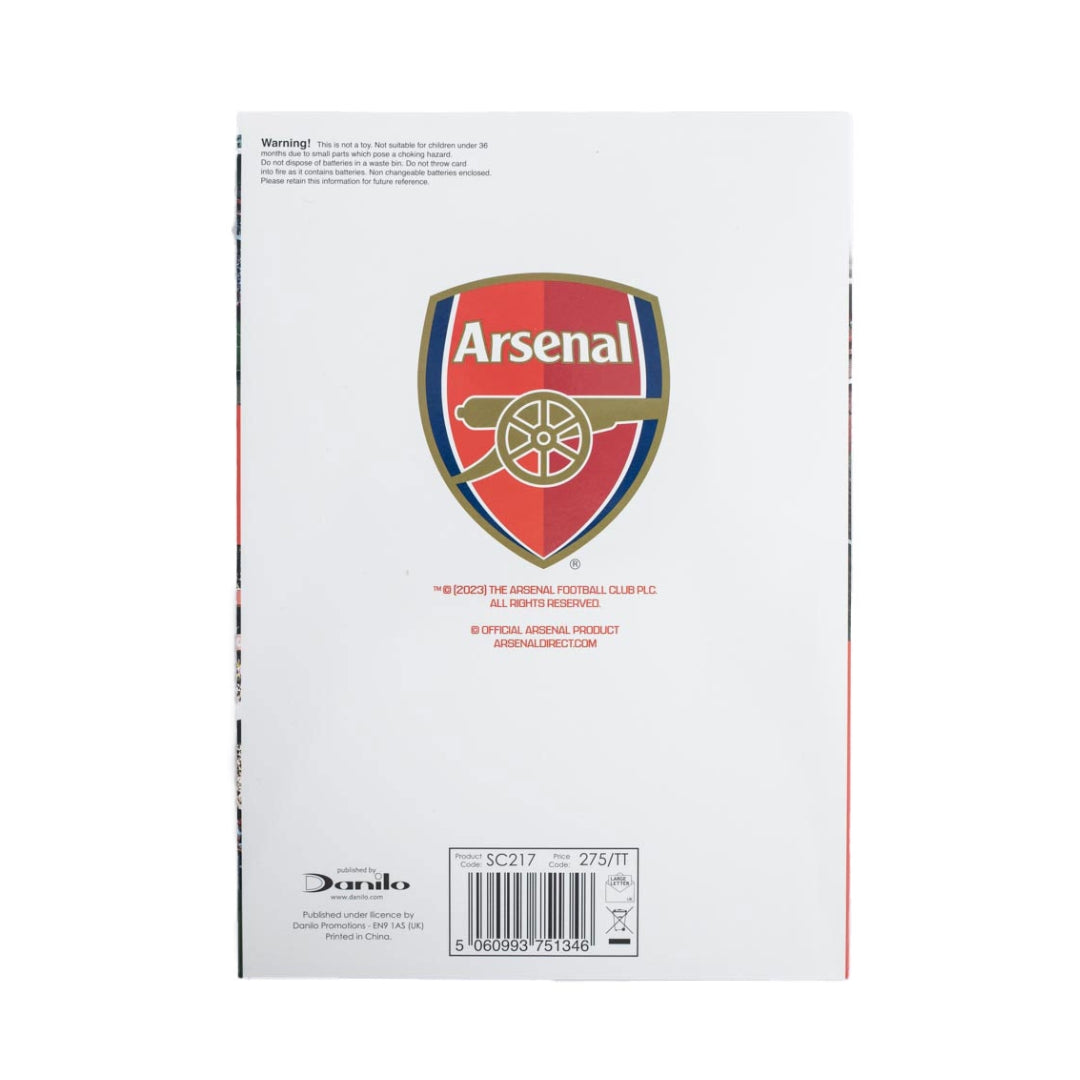 Arsenal FC Musical Birthday Card