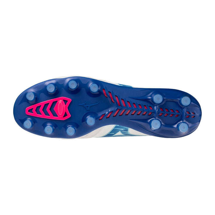 Mizuno MORELIA NEO IV β ELITE FG - White/Tanager Turquoise/Pink Tetra