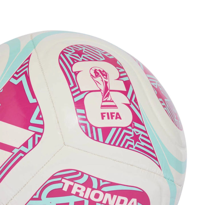 Adidas 2026 Fifa World Cup Club Football - White / Flash Aqua / Shock Pink