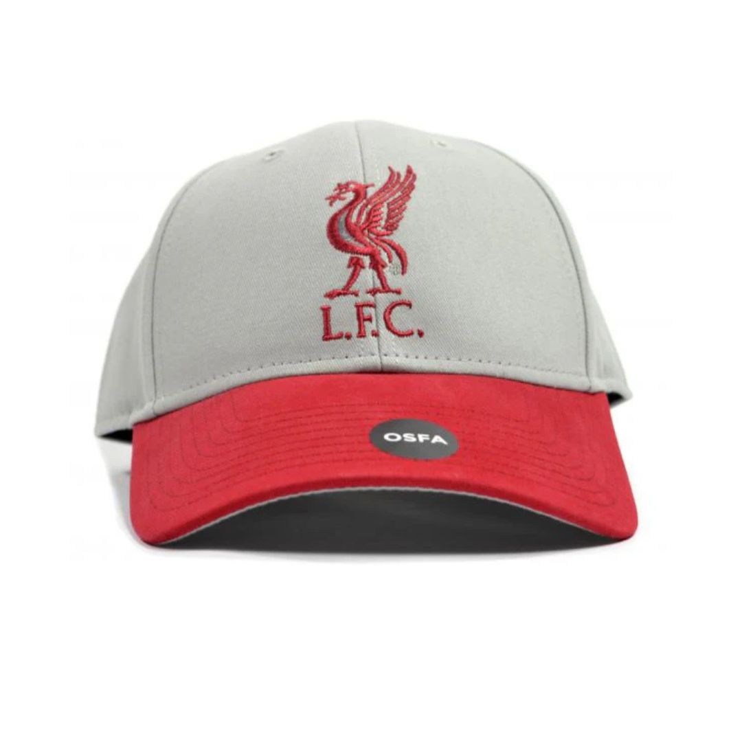 Liverpool Two Tone Strapback Cap - RED/GREY