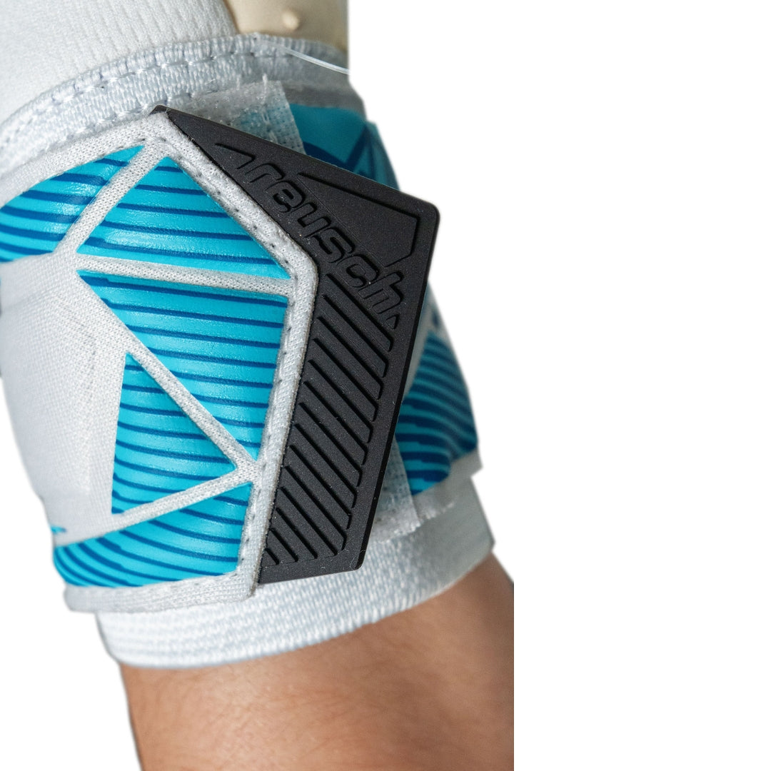 Reusch Attrakt SpeedBump - White/Light Blue