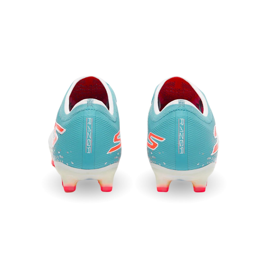 Skechers Razor Elite FG - White / Teal / Coral