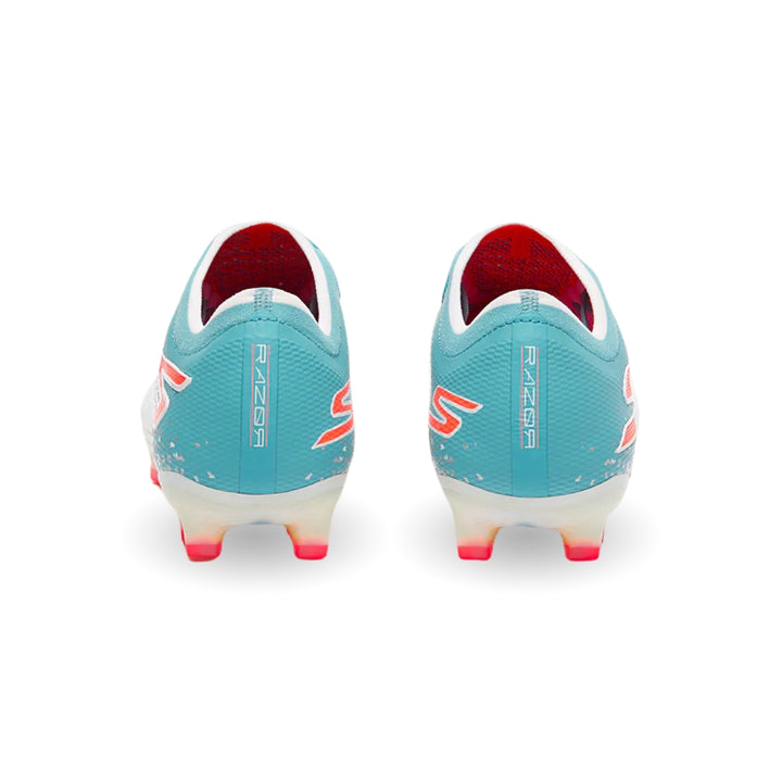 Skechers Razor Elite FG - White / Teal / Coral