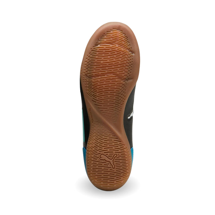 Puma Truco lll Jr Indoor Shoes - Black / Aquatic Tropical Blue