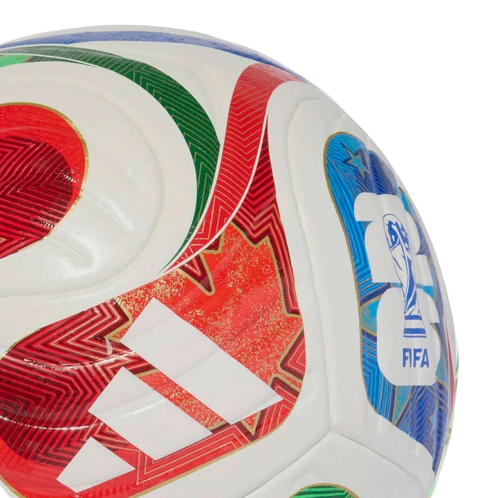 Adidas Official Fifa World Cup 2026 Pro Trionda Football - White / Solar Blue / Hi-Res Red / Flash Lime