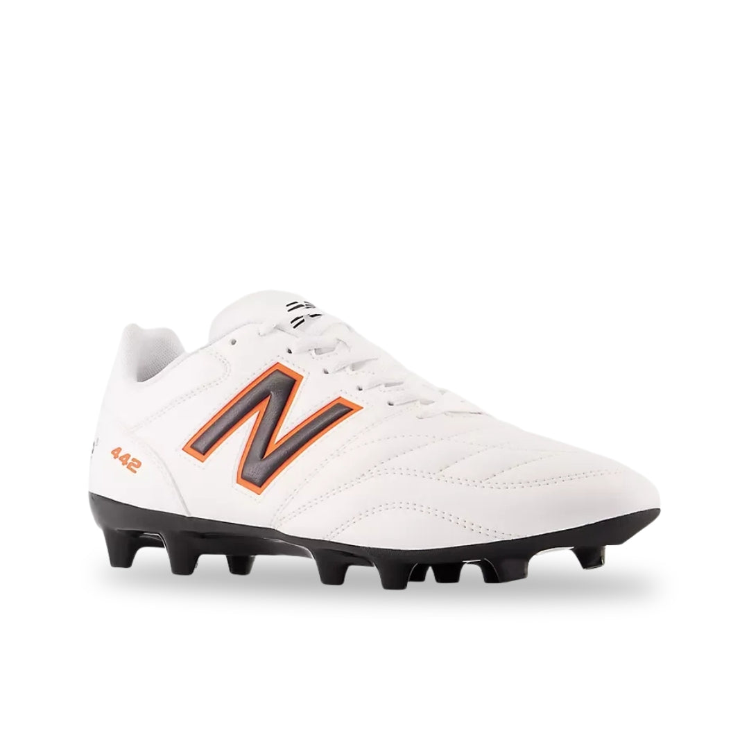 New Balance 442 V2 Academy FG Boots - White