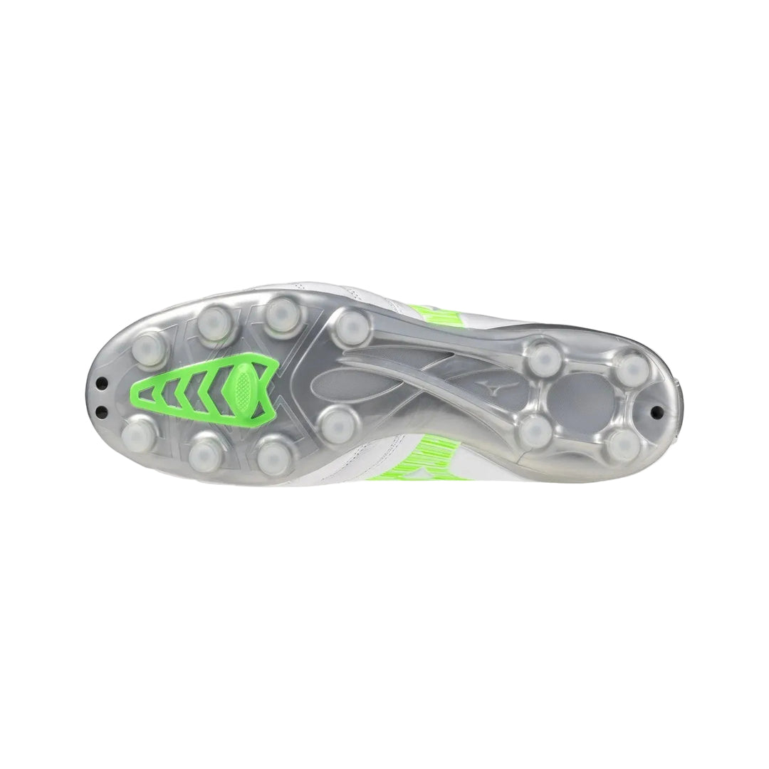Mizuno Morelia Neo IV Pro FG - WHITE / GECKO GREEN