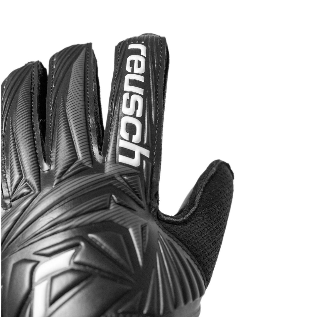 Reusch Goal Keeper Gloves - Attrakt Solid Junior - Black